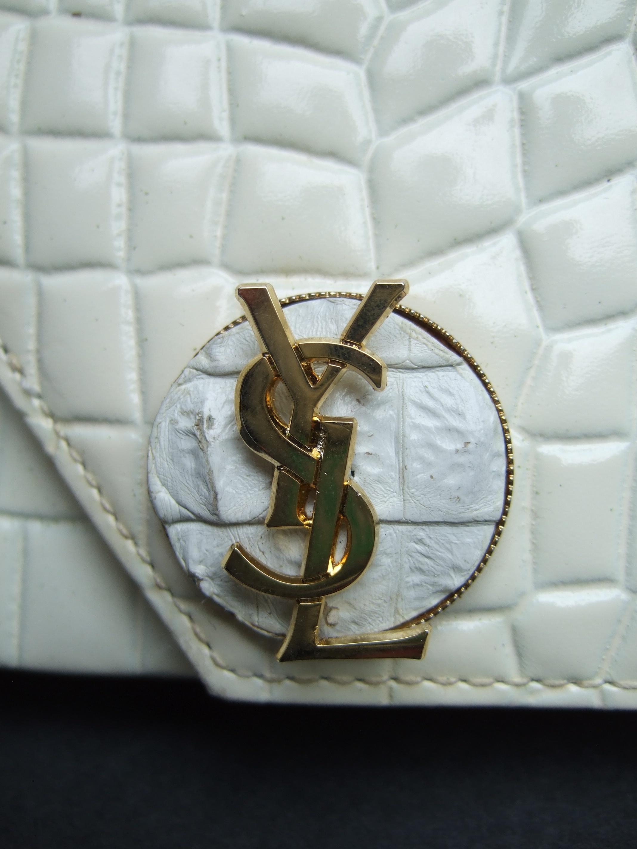 gilt ysl bag