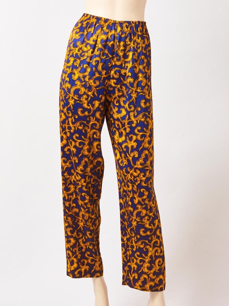 Ensemble tunique et pantalon de la collection chinoise Yves Saint Laurent en vente 1