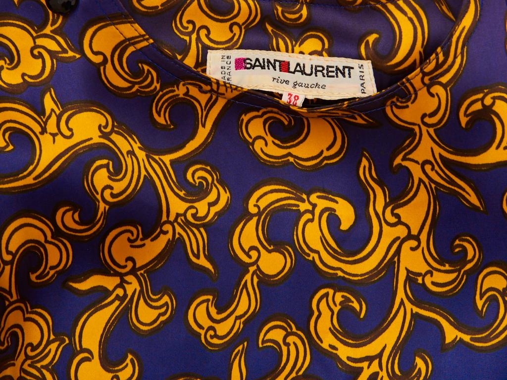 Yves Saint Laurent Chinese Collection Tunic and Pant Ensemble For Sale 2