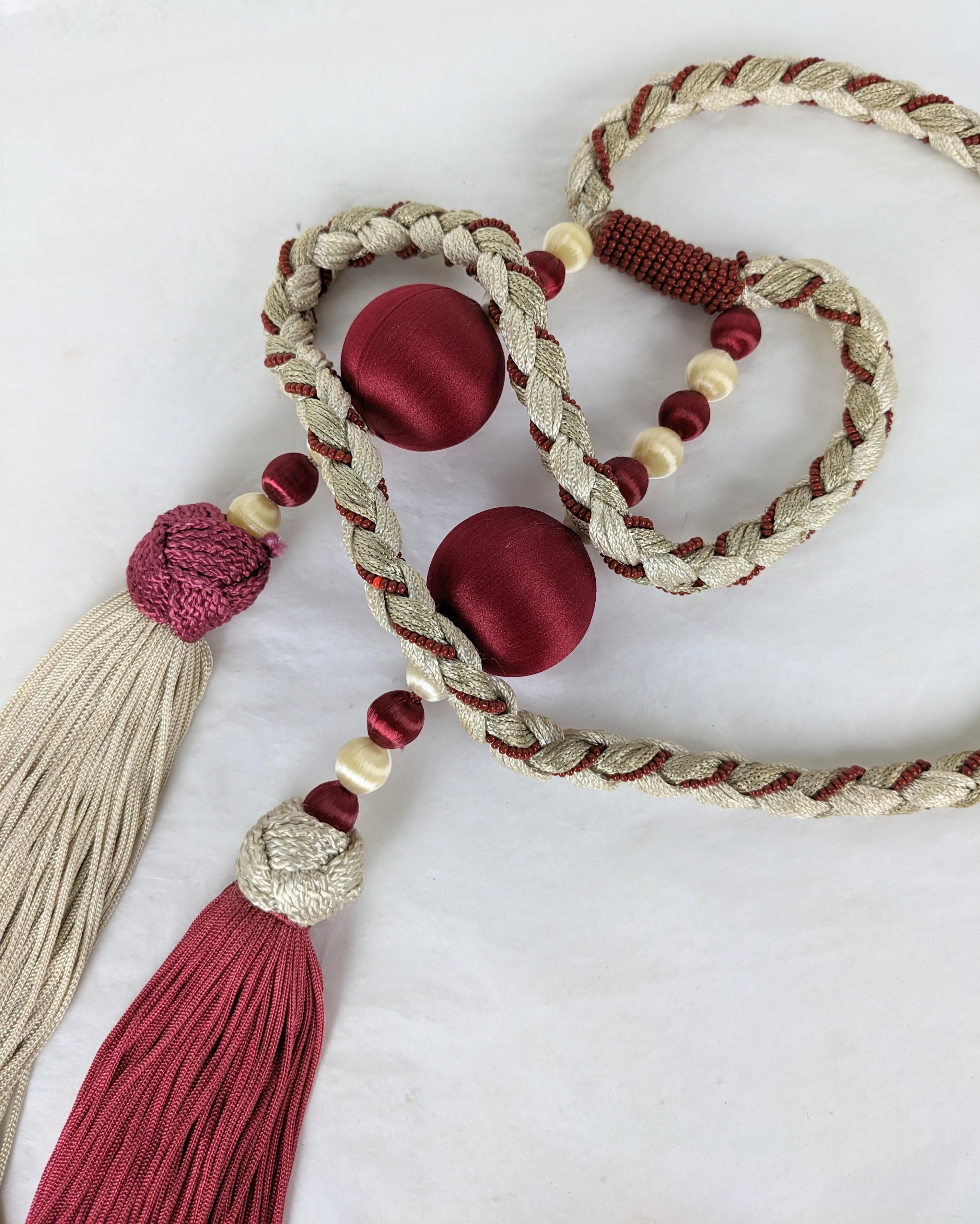 Yves Saint Laurent Chinese Passementerie Sautoir In Good Condition For Sale In New York, NY