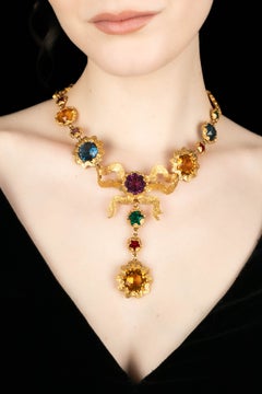 Yves Saint Laurent choker necklace by Yves Saint Laurent Spring-Summer 1993