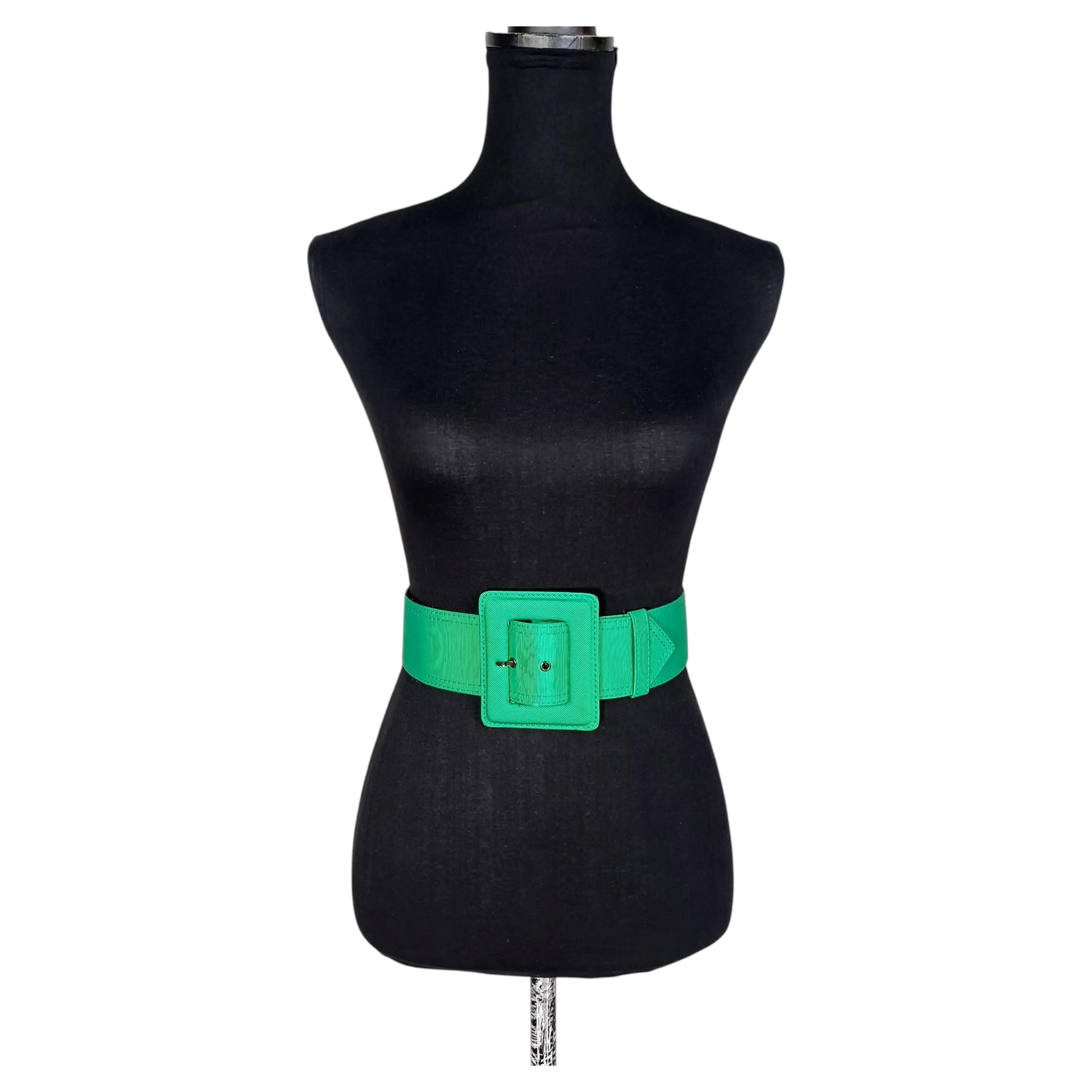 Yves Saint Laurent vintage Damengürtel in 1990er grün