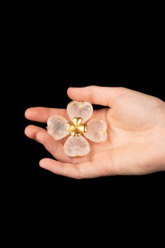 Yves Saint Laurent 'clover' brooch by Yves Saint Laurent Haute Couture circa 199