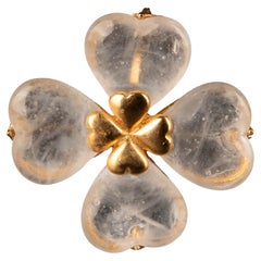 Yves Saint Laurent 'clover' brooch by Yves Saint Laurent Haute Couture circa 199