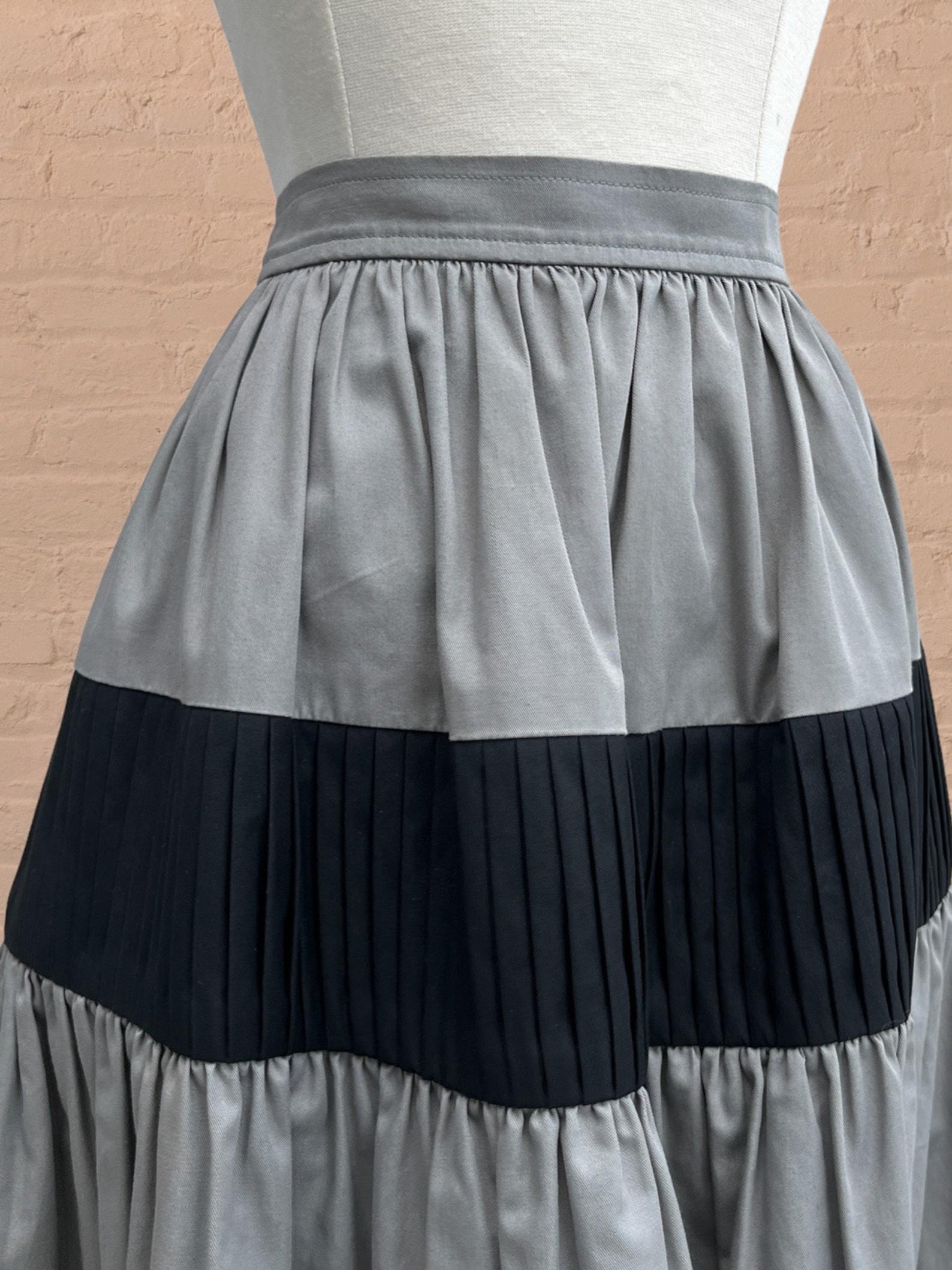 Yves Saint Laurent colorblock skirt For Sale 1