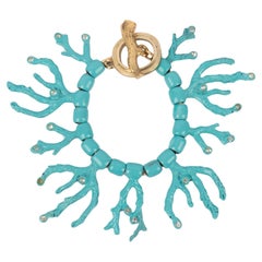 Yves Saint Laurent coral bracelet