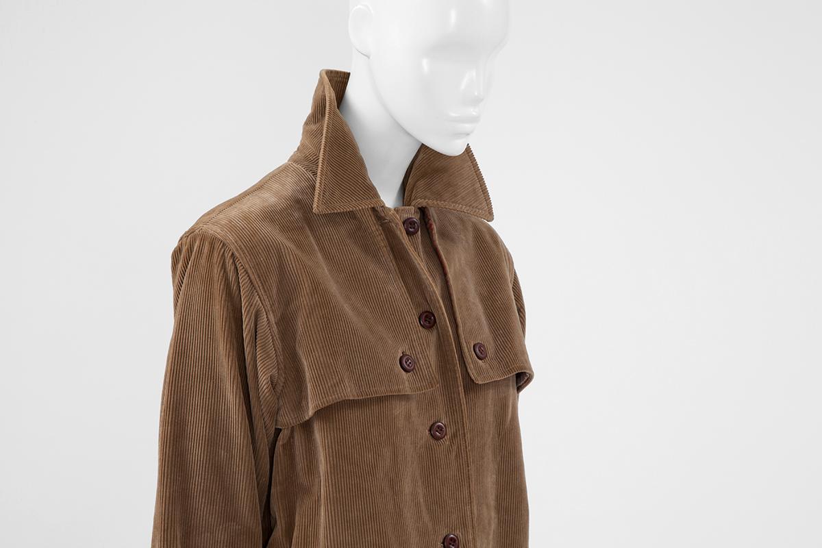 Brown Yves Saint Laurent Corduroy Jacket