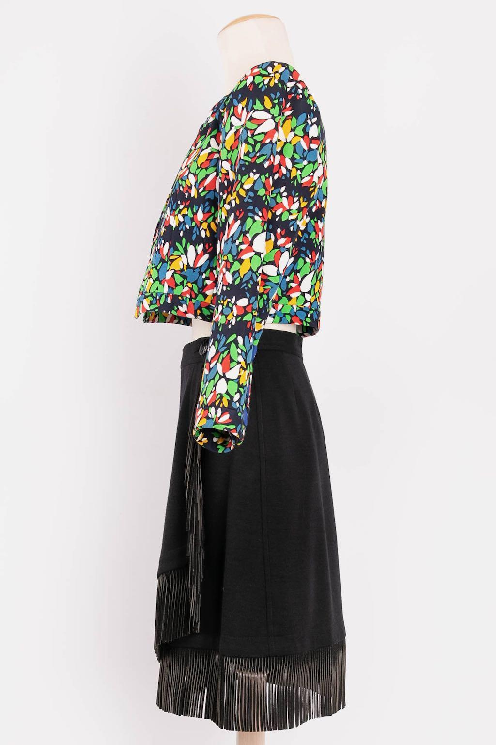 Yves Saint Laurent (Made in France) - Set aus Baumwolle und Wolle. Winter Collection'S 1992. Größe 36FR.

Zusätzliche Informationen: 
Abmessungen: Jacke: Schultern: 38 cm (14.96