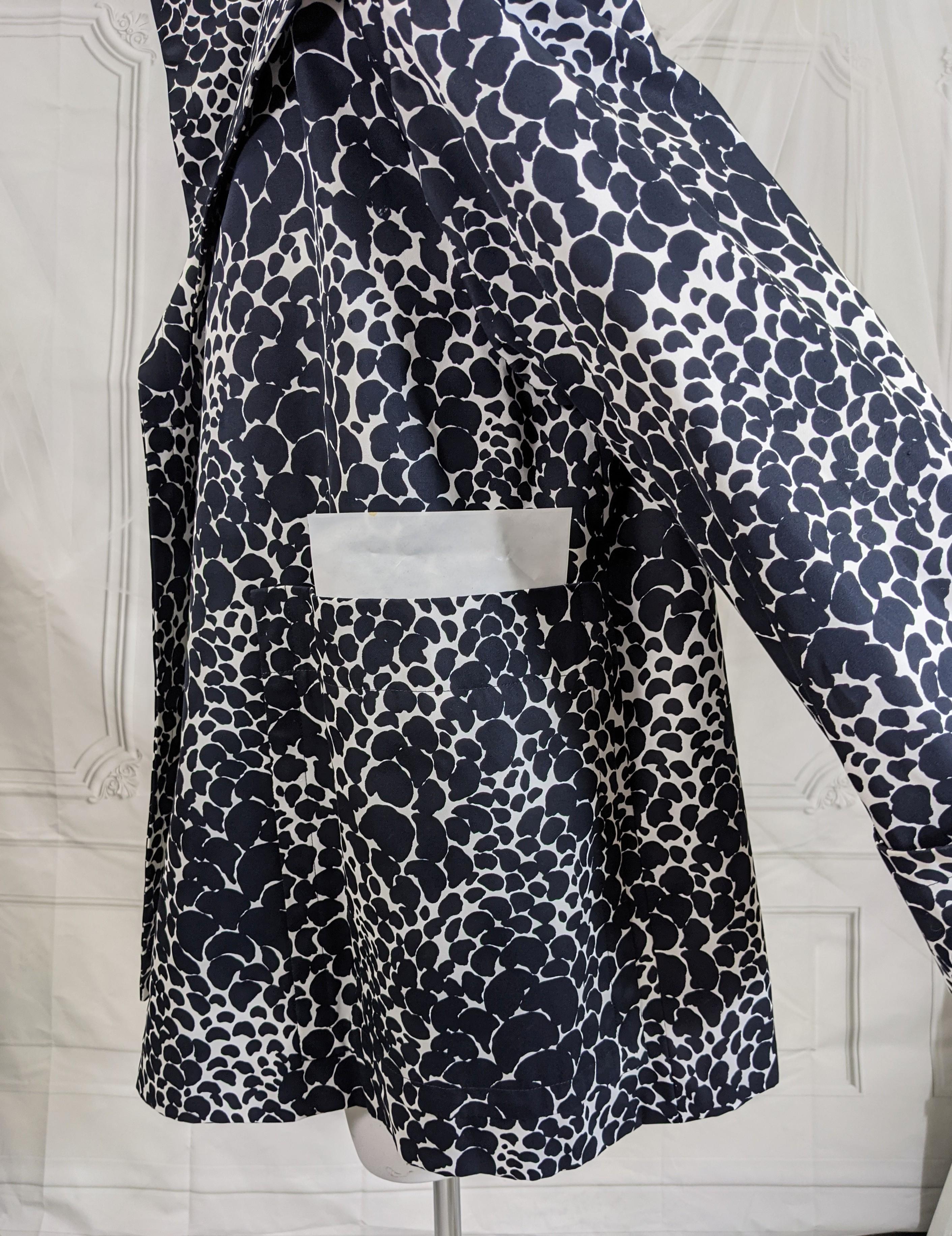 Yves Saint Laurent Baumwoll-Sateen-Jacke im Zustand „Hervorragend“ im Angebot in New York, NY