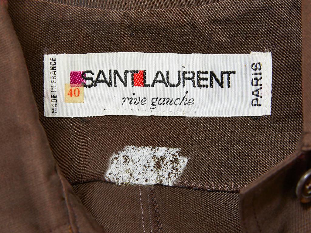 Yves Saint Laurent Cotton Twill Bomber Jacket In Good Condition In New York, NY