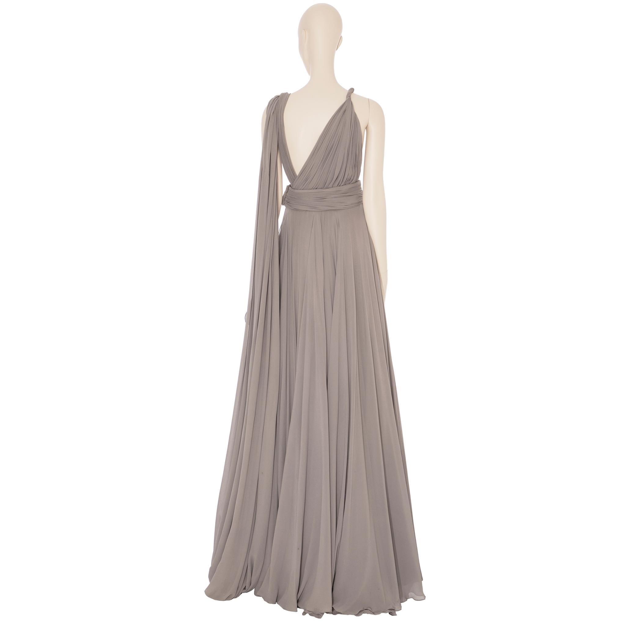 Yves Saint Laurent Couture Grey Evening Dress 36 Fr 11