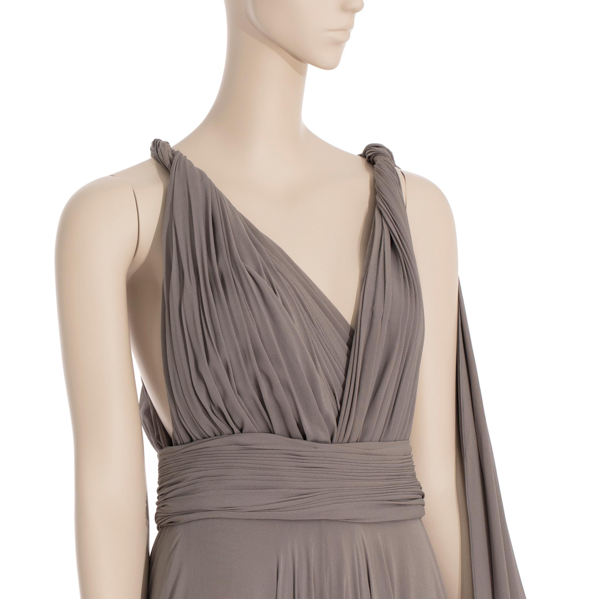 Yves Saint Laurent Couture Grey Evening Dress 36 Fr 5