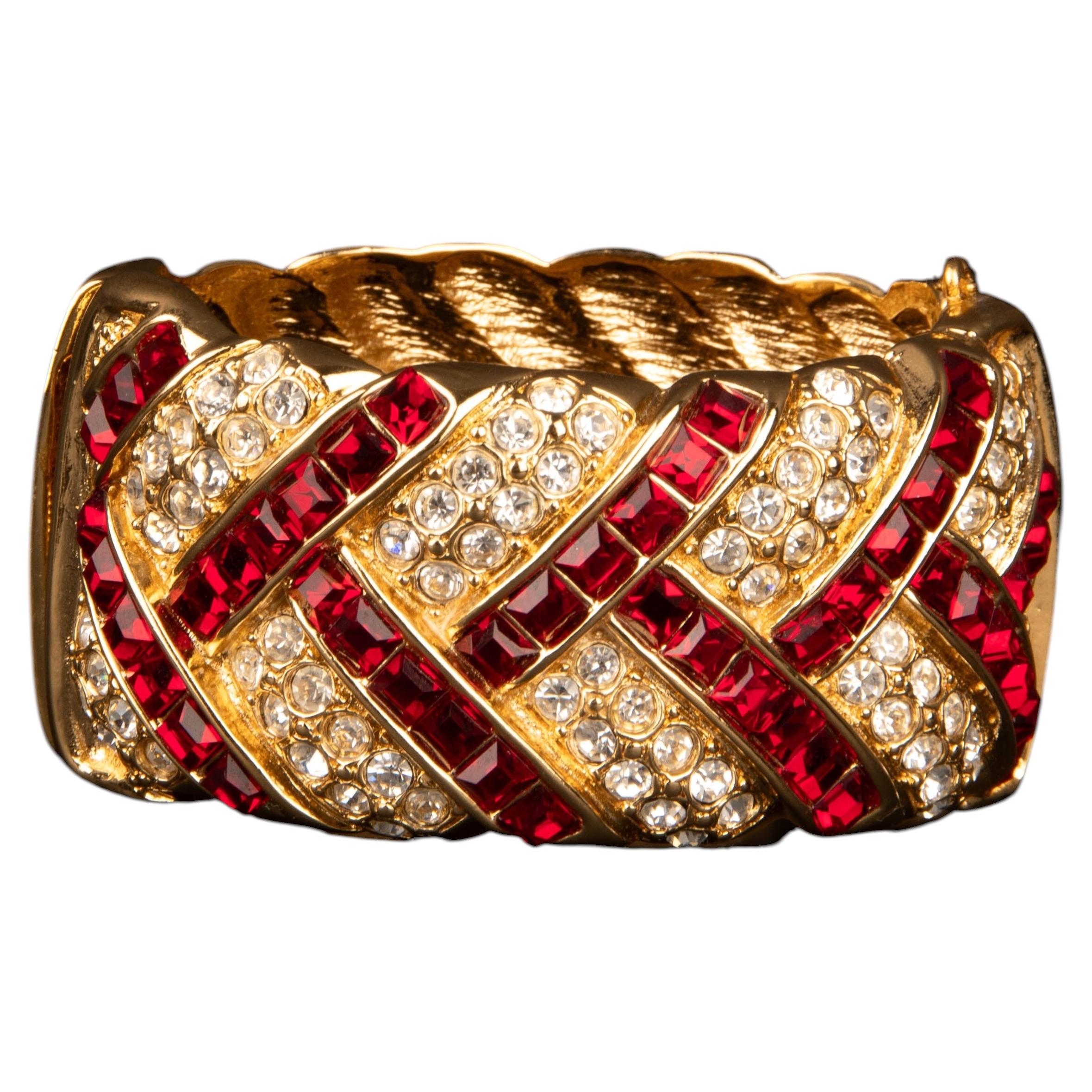 Yves Saint Laurent cuff bracelet by Yves Saint Laurent circa 1985