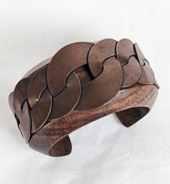 Yves Saint Laurent Cuff Bracelet, One of a Pair