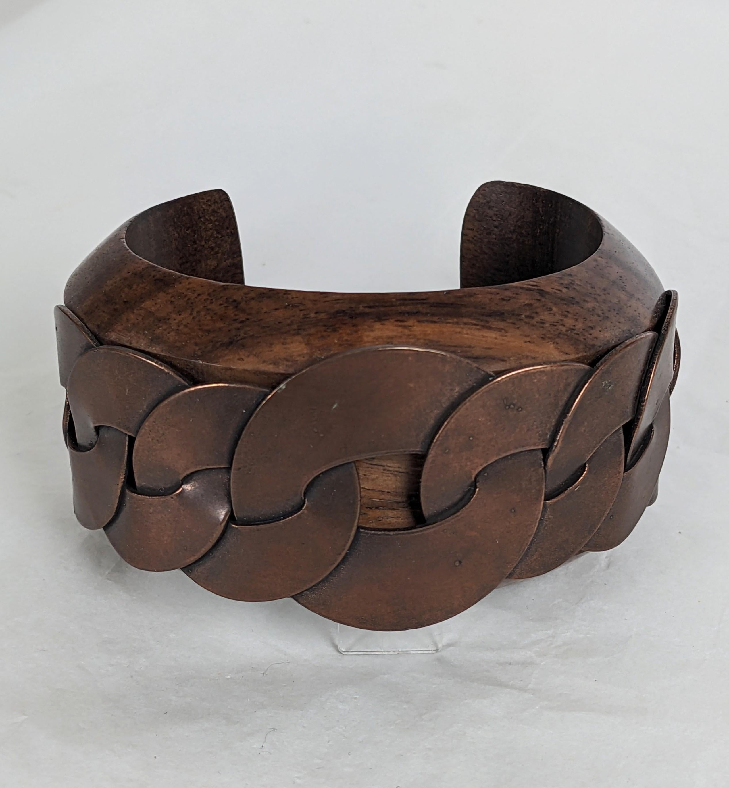 Artigiano Yves Saint Laurent Cuff Bracelet, One of a Pair in vendita