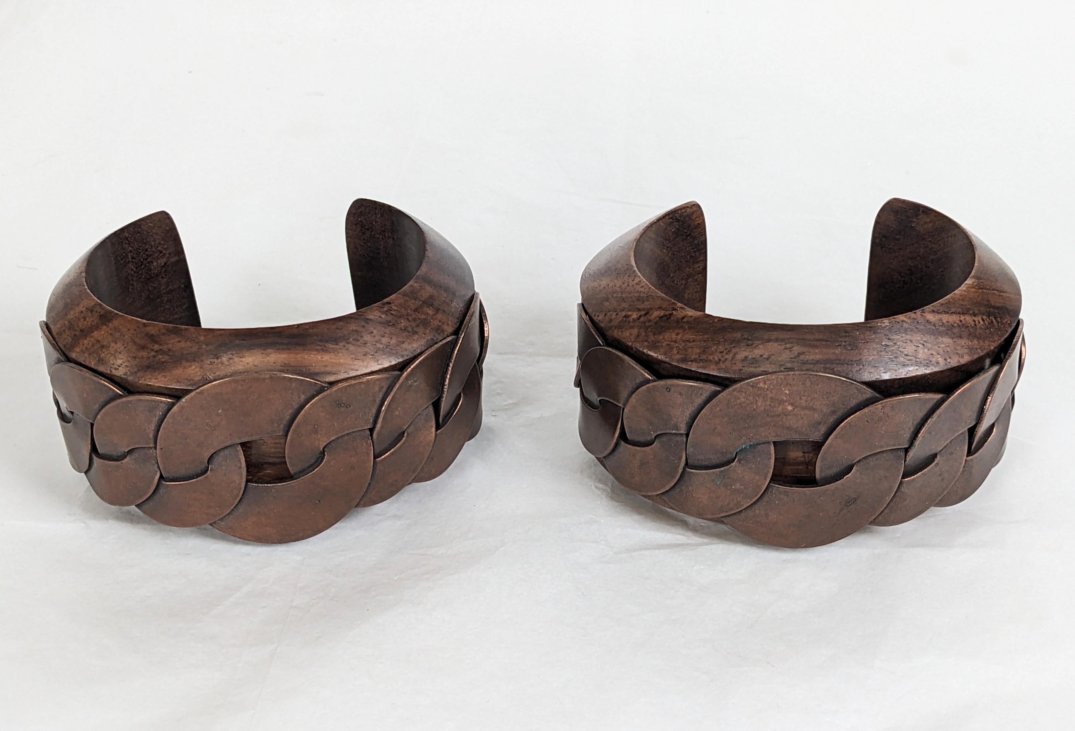 Yves Saint Laurent Cuff Bracelet, One of a Pair in vendita 1