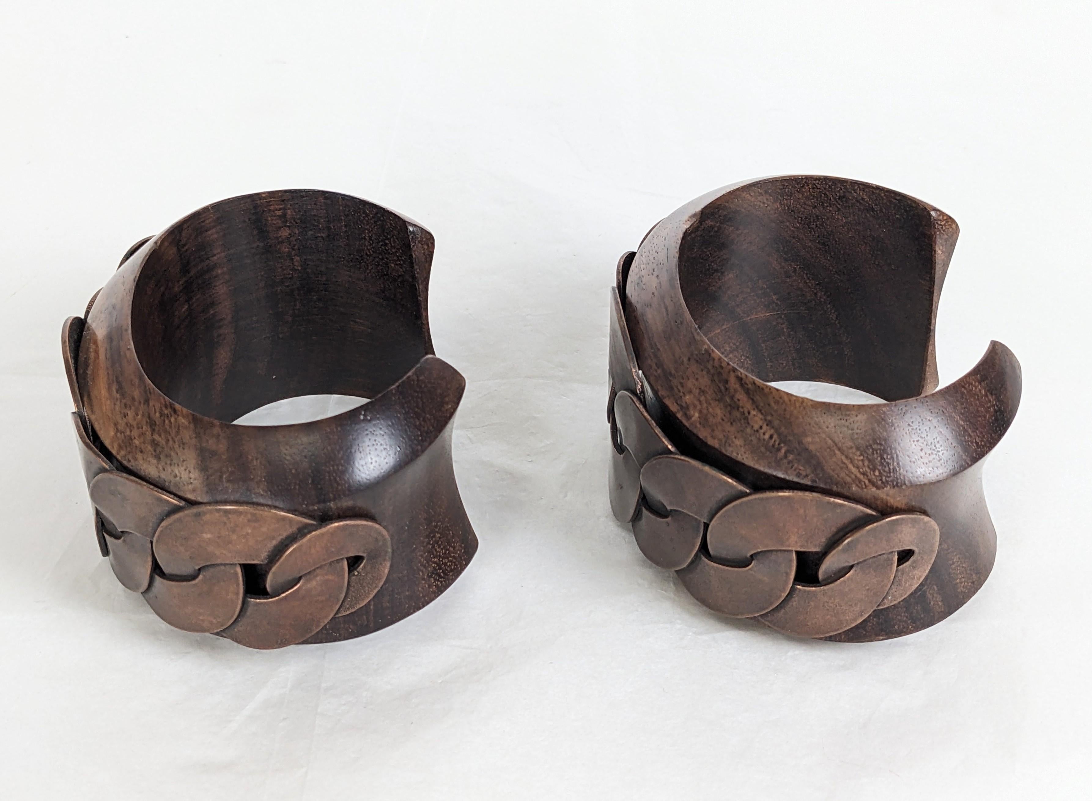 Yves Saint Laurent Cuff Bracelet, One of a Pair in vendita 2