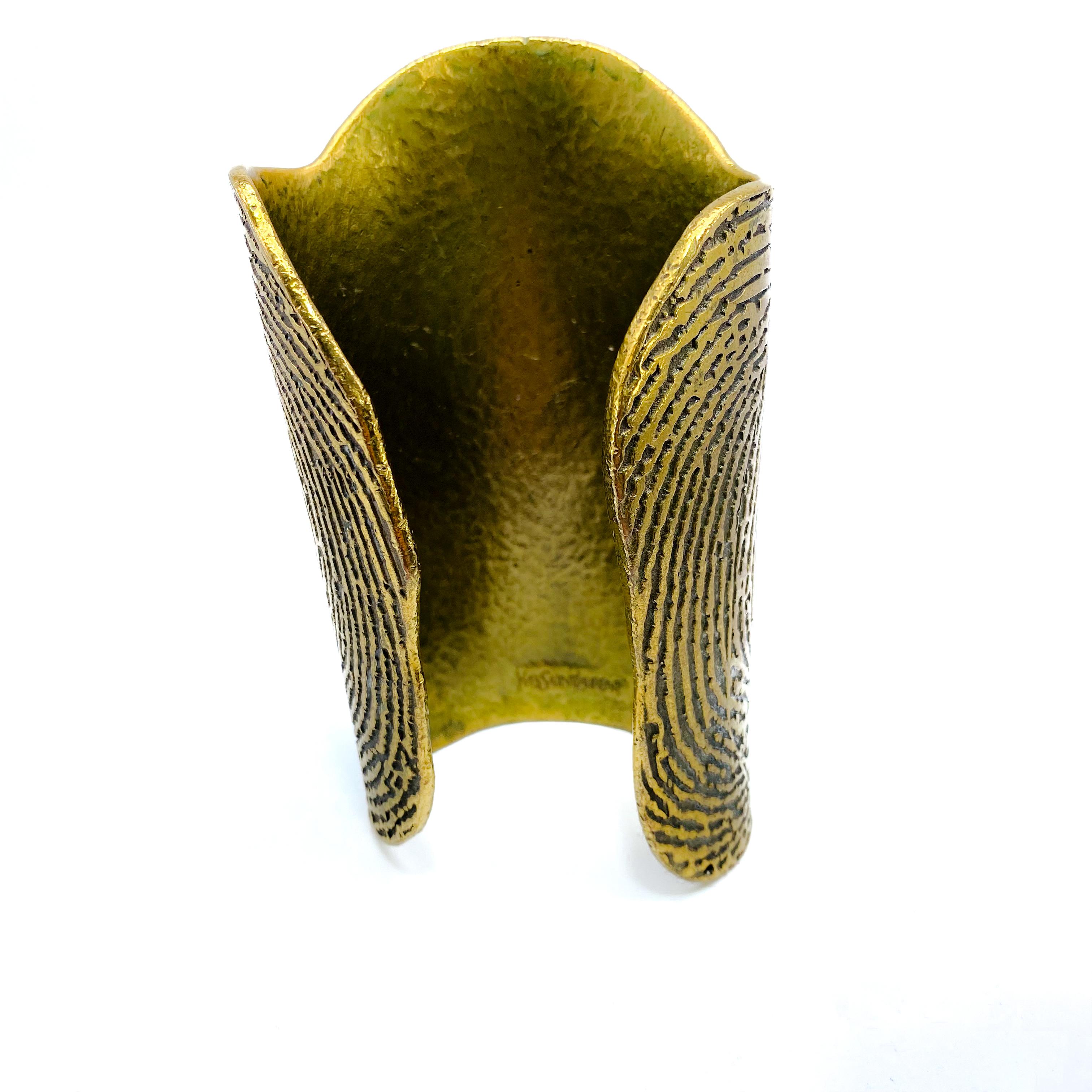 Yves Saint Laurent Cuff Bracelet  - Stefano Pilati 2011 Collection In Good Condition In London, GB