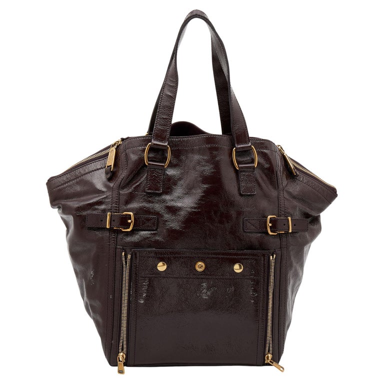 Luco patent leather tote