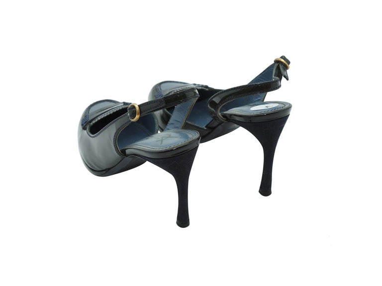 ysl heels green
