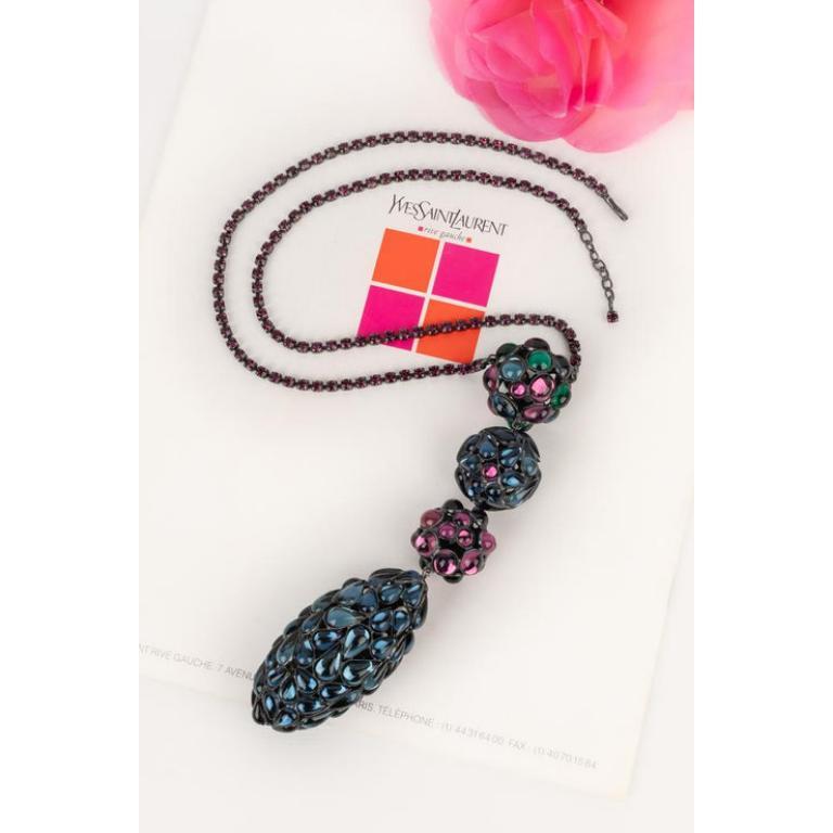 Yves Saint Laurent Collier haute couture en vente 9