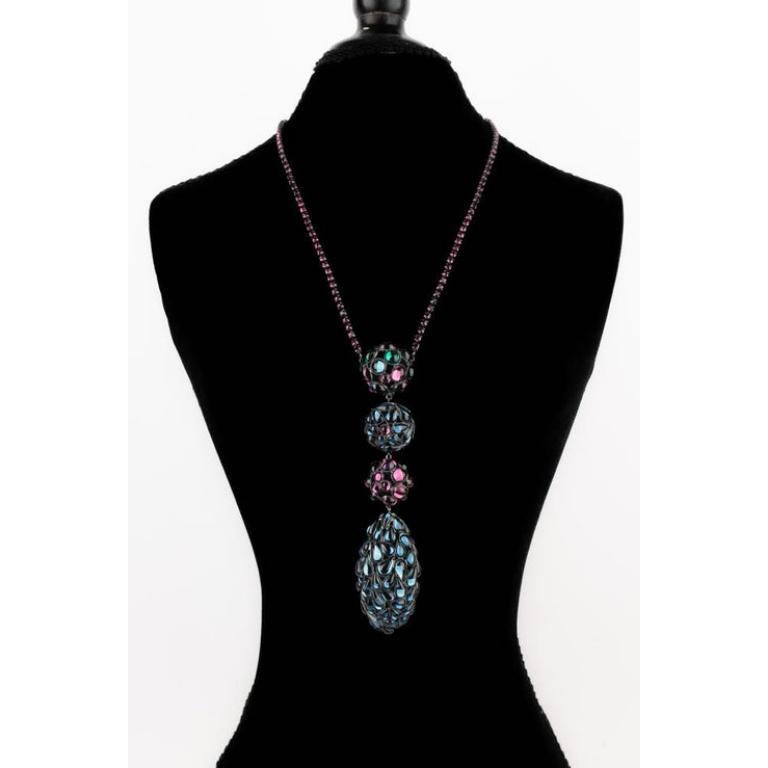 Yves Saint Laurent Collier haute couture Excellent état - En vente à SAINT-OUEN-SUR-SEINE, FR