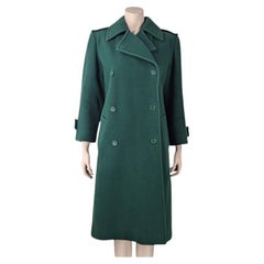 Yves Saint Laurent Deep Green Coat