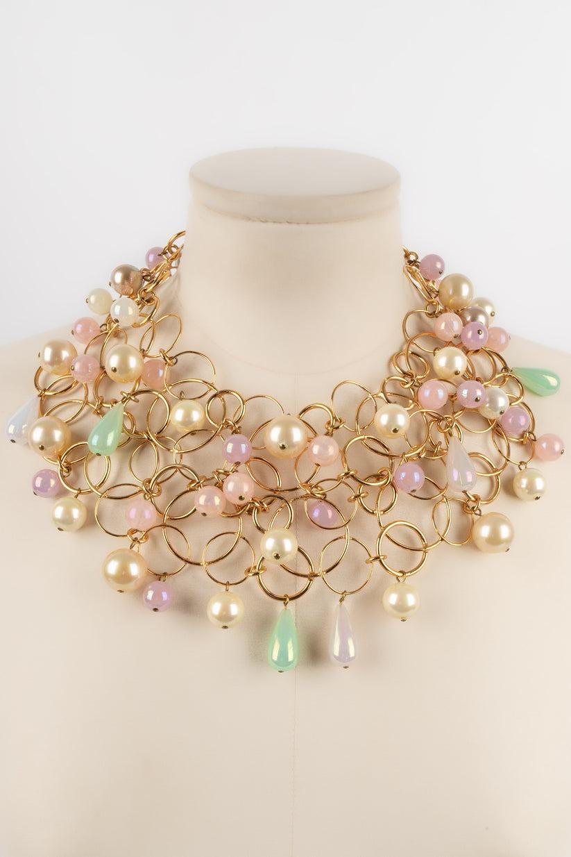 Yves Saint Laurent Dickey Necklace, 1985-1990s For Sale 6
