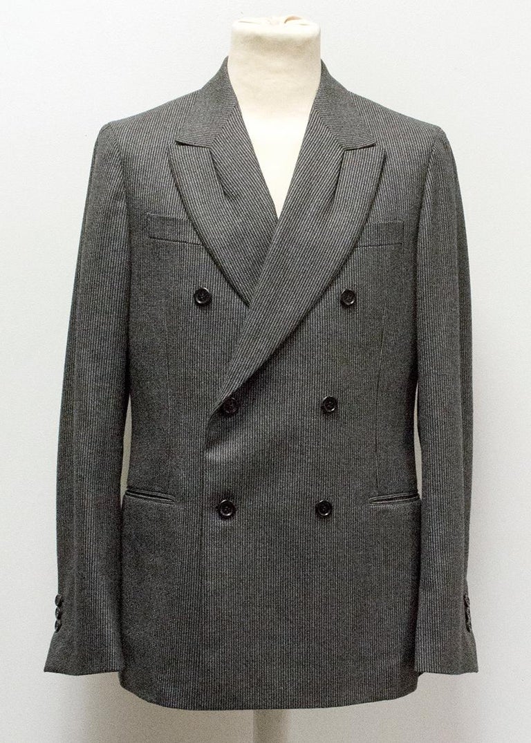 Yves Saint Laurent Double Breasted Blazer Size IT 52C - XL For Sale at ...