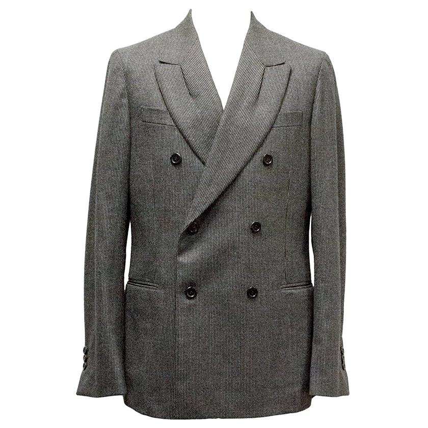 Yves Saint Laurent Double Breasted Blazer Size IT 52C - XL For Sale