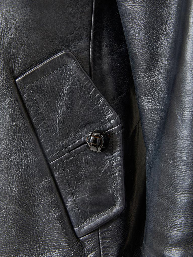 saint laurent double breasted coat