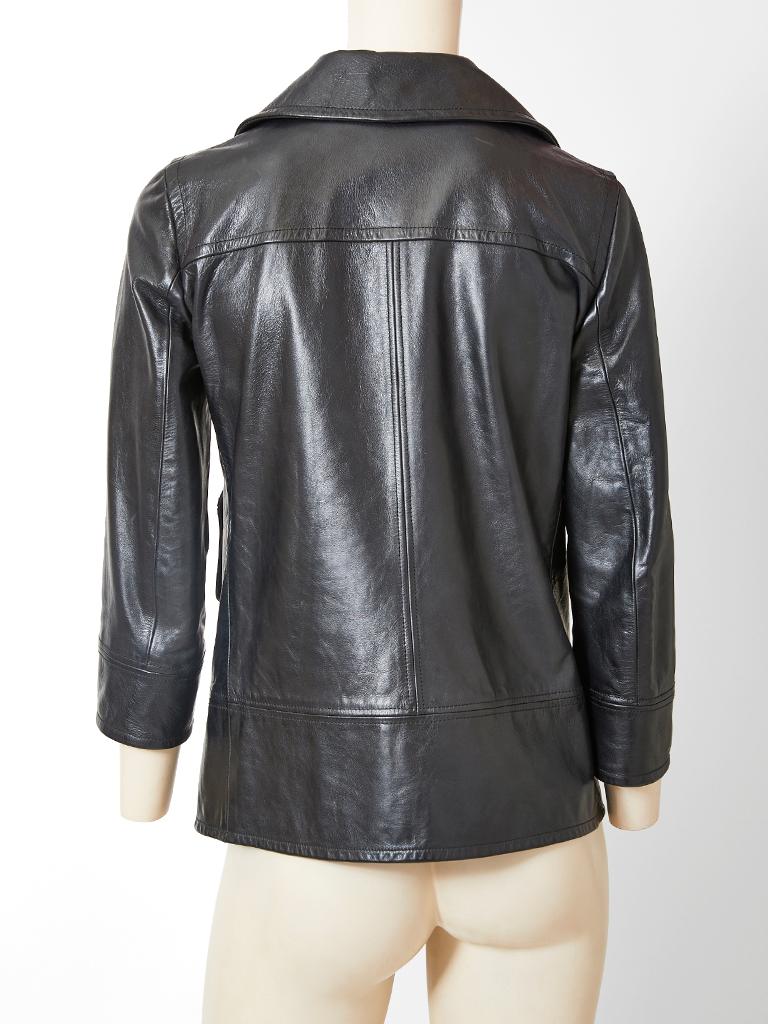 yves saint laurent pea coat