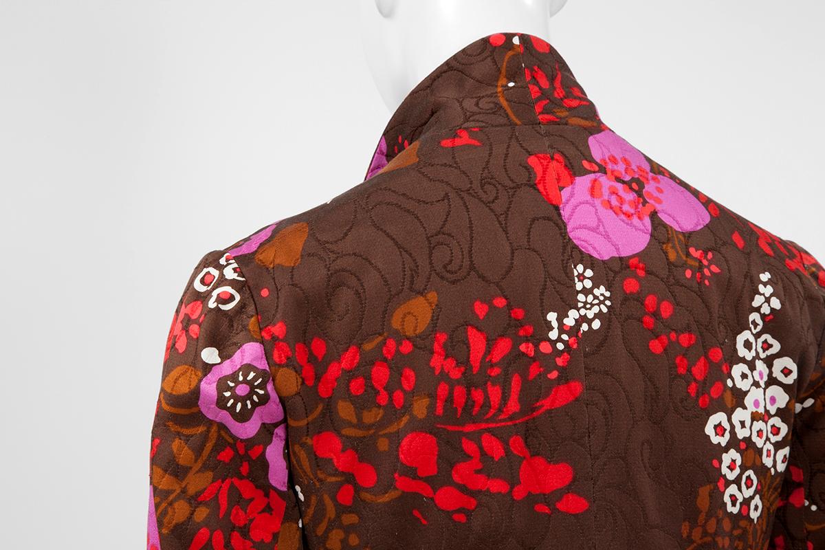Yves Saint Laurent Double-Breasted Printed Blazer Jacket, Spring-Summer 1971 4