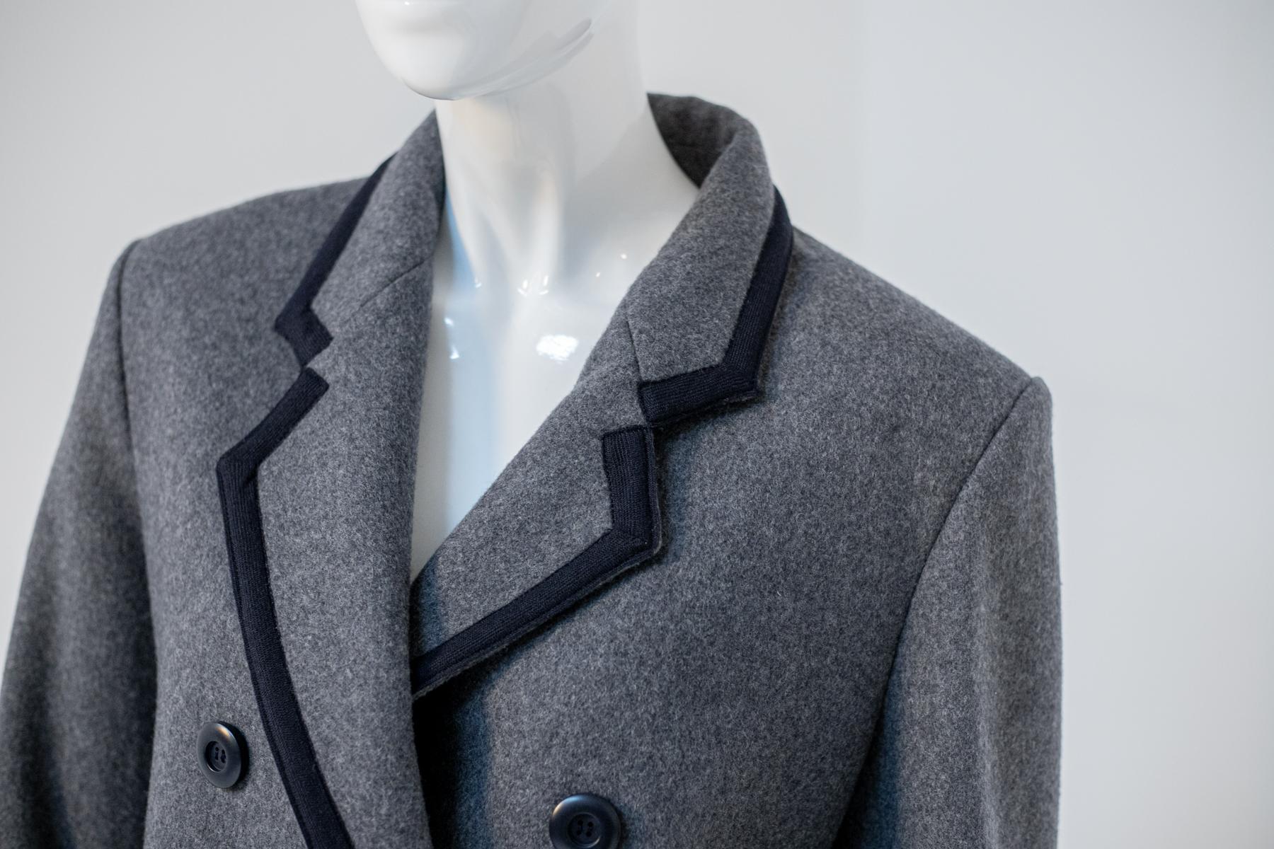 Yves Saint Laurent Double Breasted Wool Blazer For Sale 4