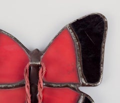 Yves Saint Laurent. Early necklace. Stained glass and cast iron.