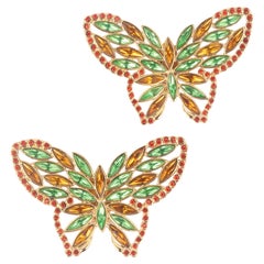 Orecchini Yves Saint Laurent a forma di farfalla