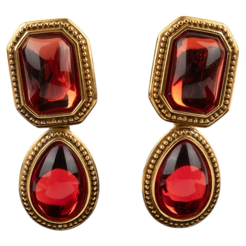 Boucles d'oreilles Yves Saint Laurent circa 1980 par Yves Saint Laurent