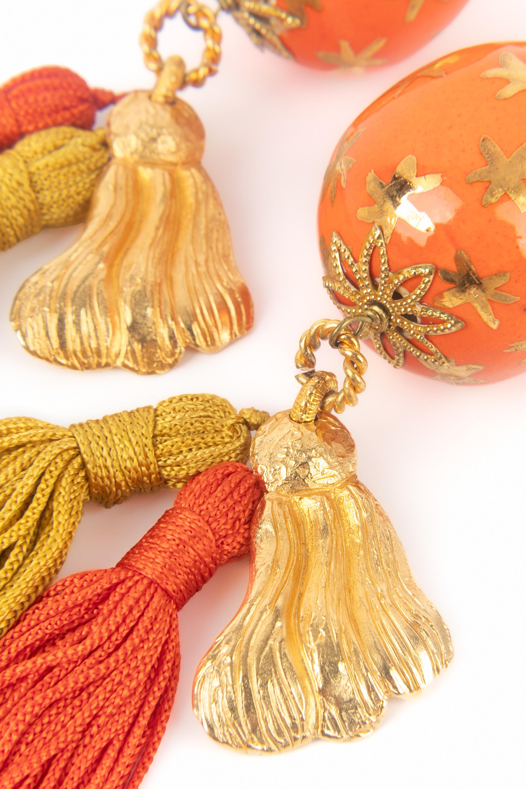 Orecchini Yves Saint Laurent Autunno 1991 in vendita 1