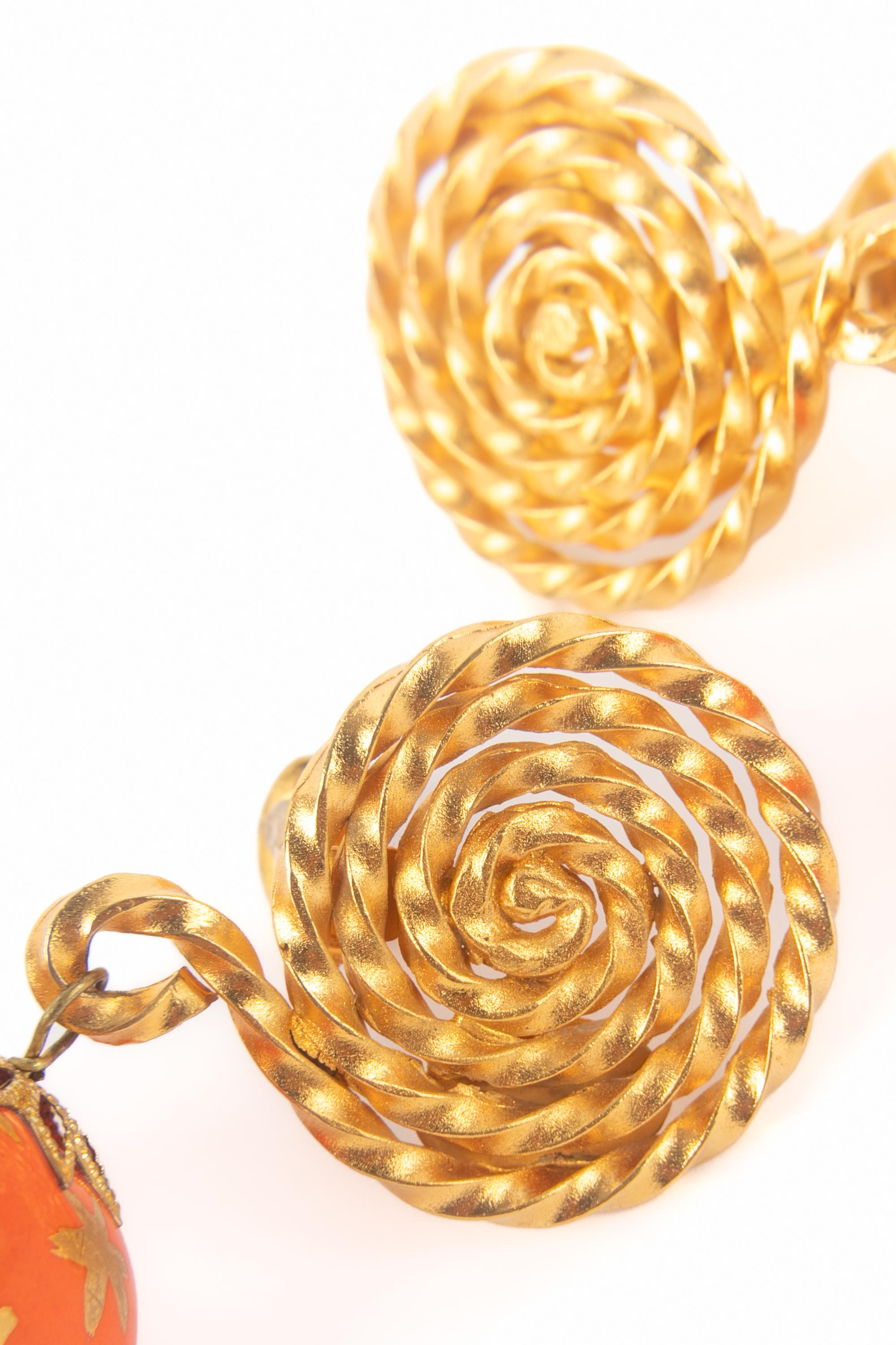 Orecchini Yves Saint Laurent Autunno 1991 in vendita 3