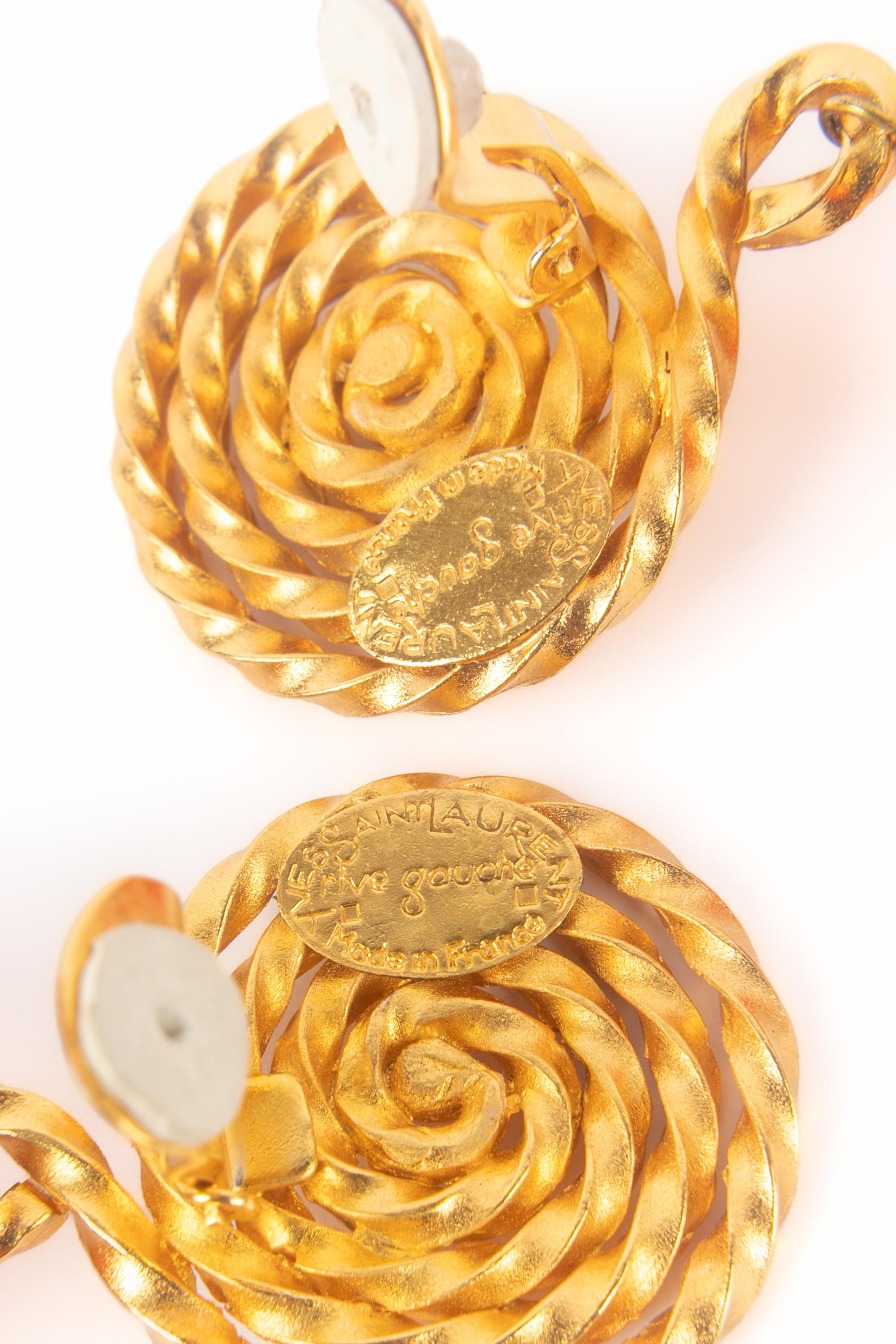 Orecchini Yves Saint Laurent Autunno 1991 in vendita 4