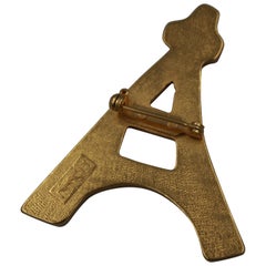 Yves Saint Laurent Eiffel Tower Brooche