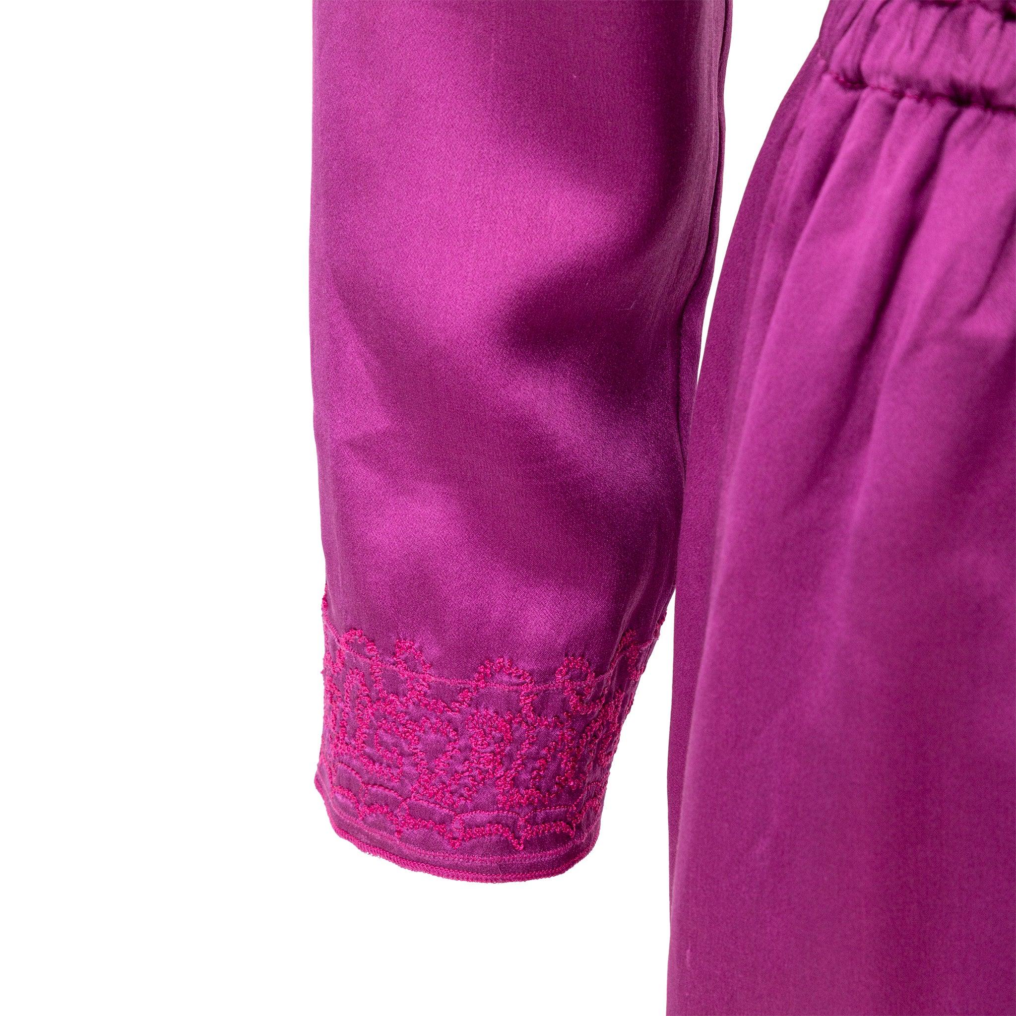 Abito lungo ricamato di Yves Saint Laurent - Anni '10 in vendita 2