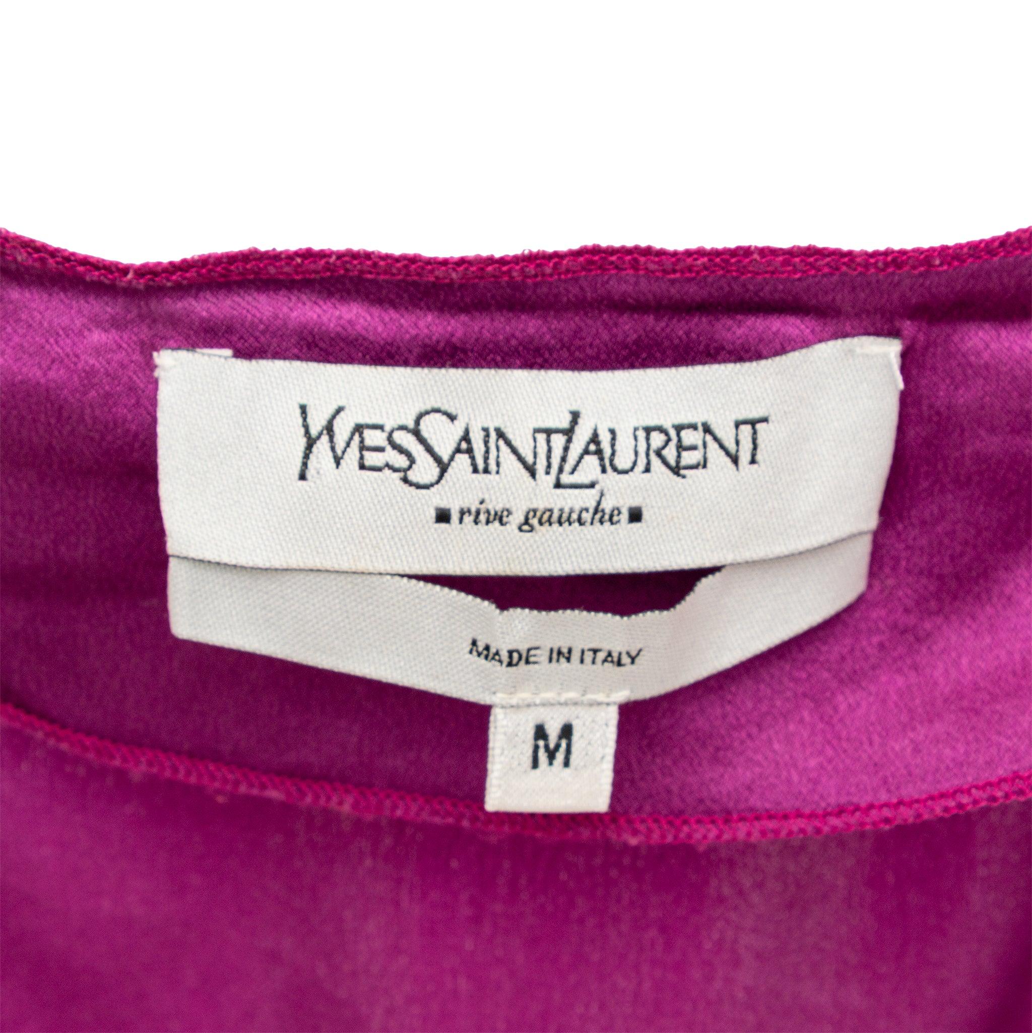 Abito lungo ricamato di Yves Saint Laurent - Anni '10 in vendita 4