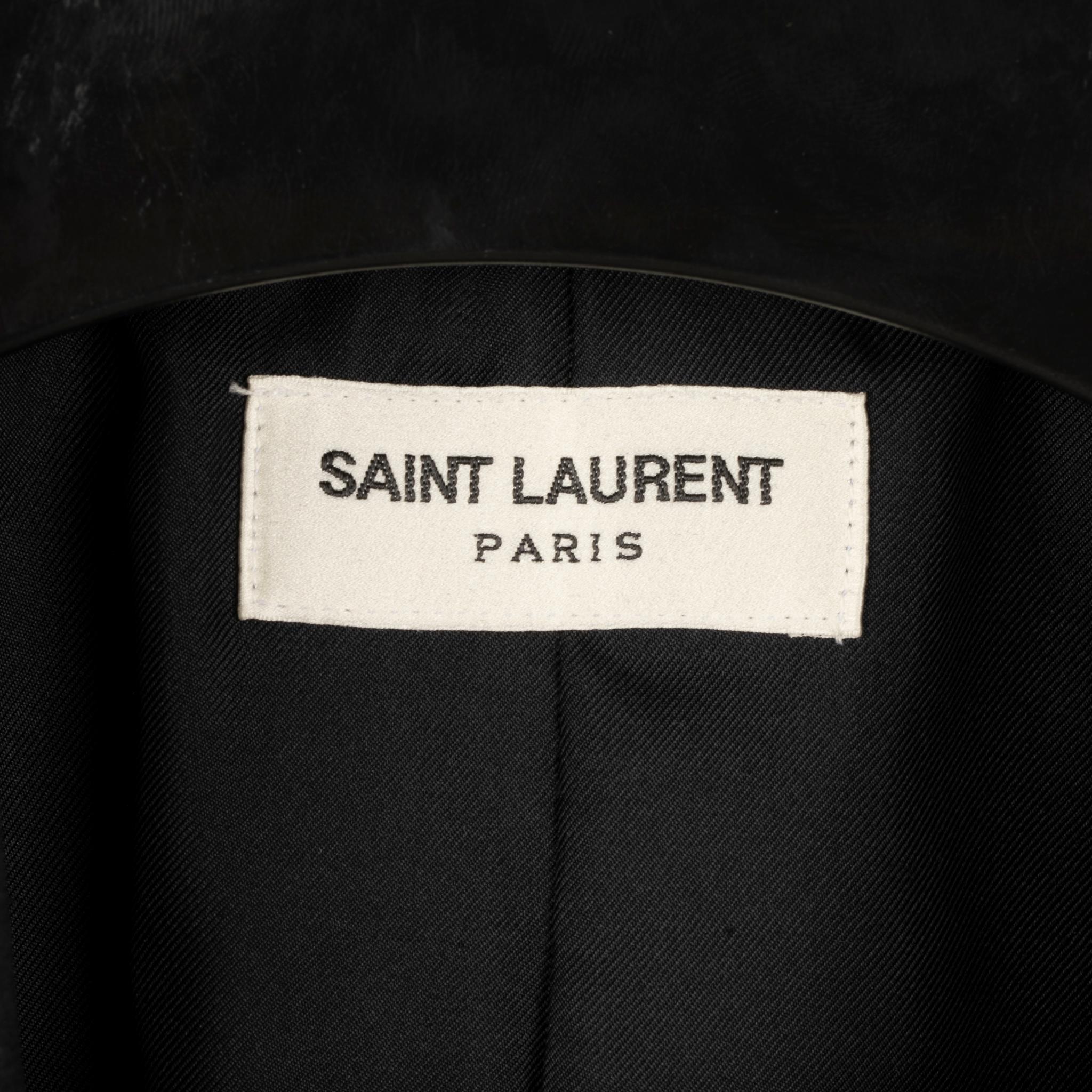 Yves Saint Laurent Evening Crop Jacket Black Sequin 36 Fr In New Condition For Sale In DOUBLE BAY, NSW