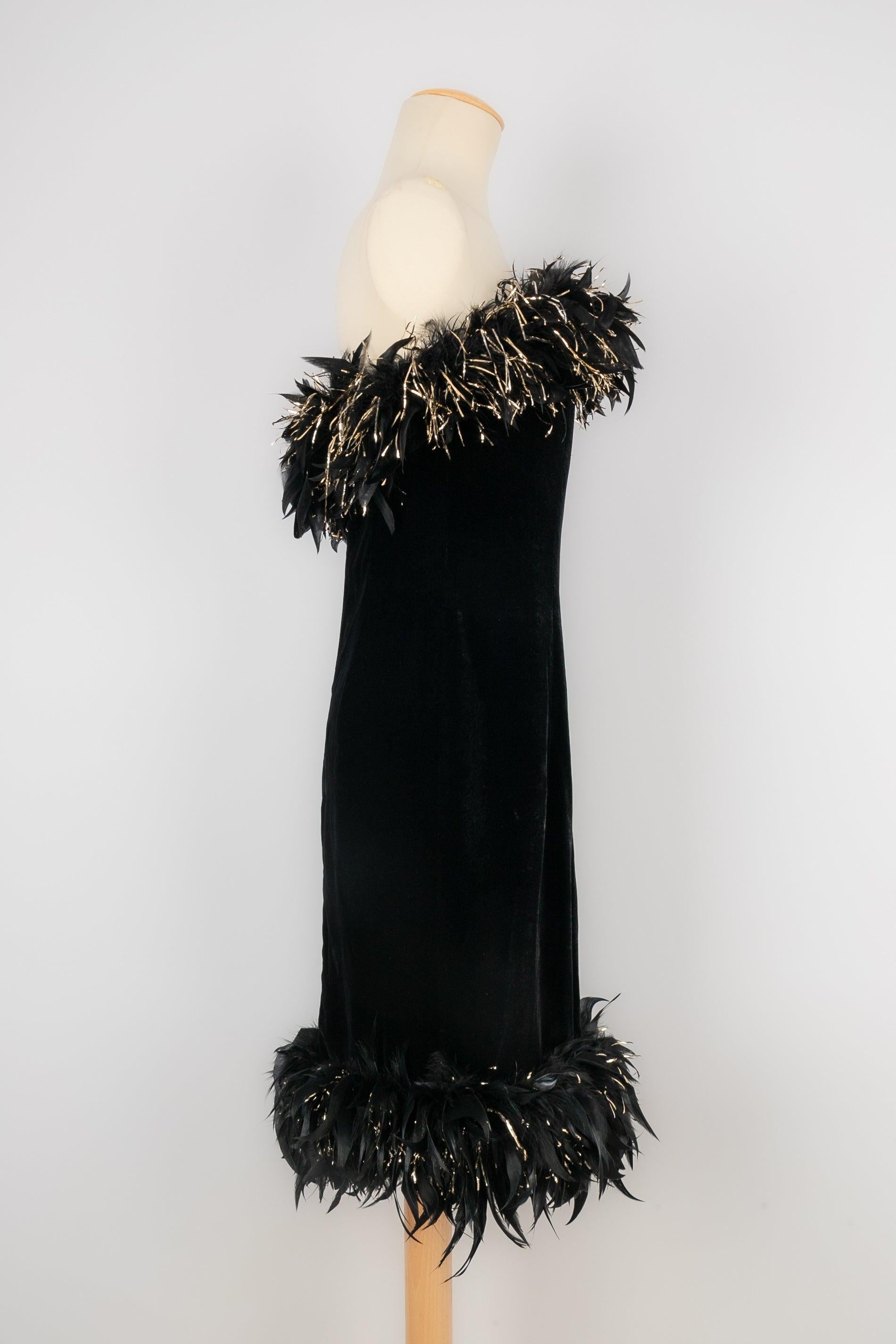 Vestido de noche Yves Saint Laurent, 1988 en Excelente estado para la venta en SAINT-OUEN-SUR-SEINE, FR