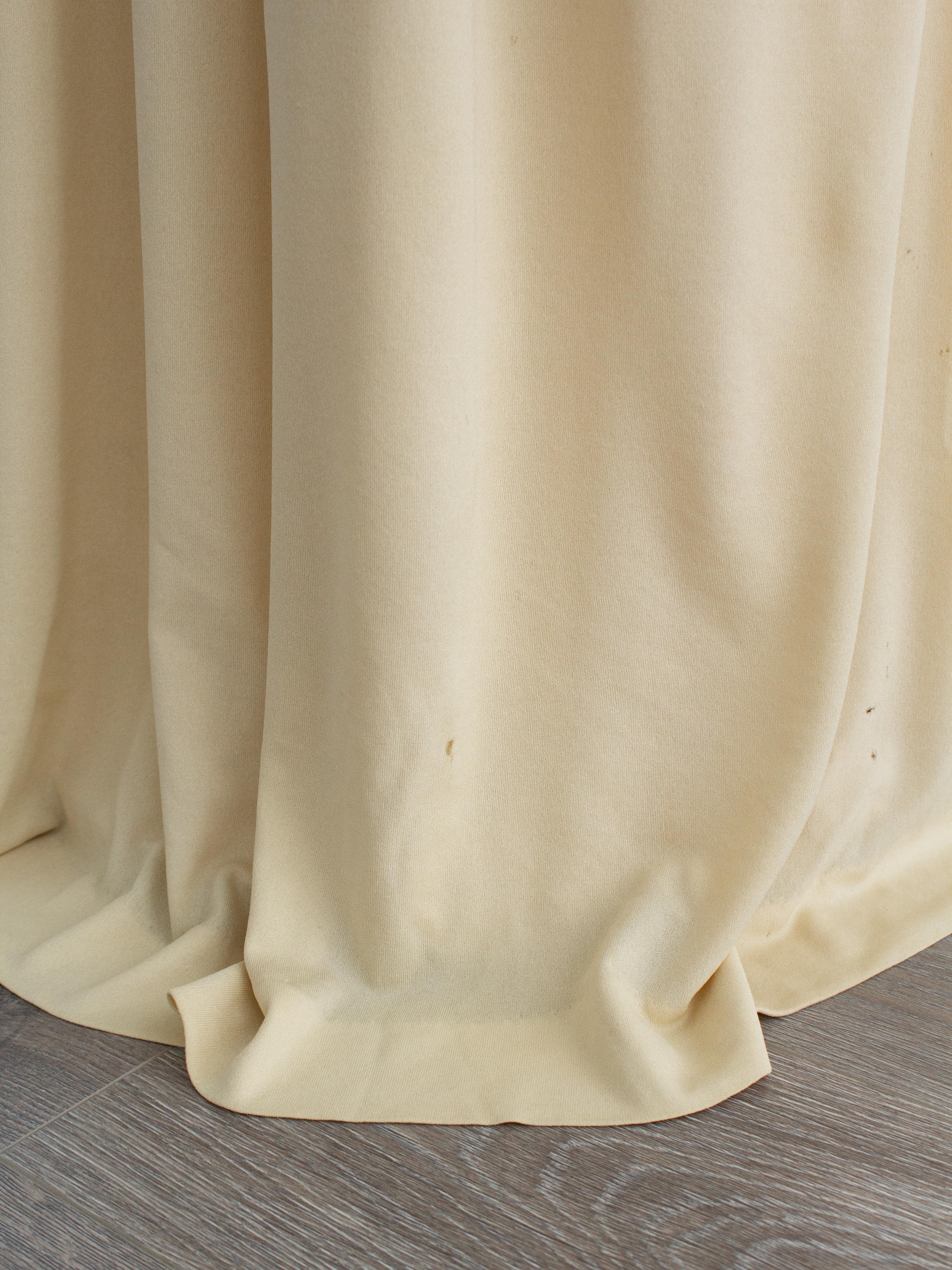Yves Saint Laurent F/W 1975 Vintage Crema Oro Diosa Vestido Plisado 11