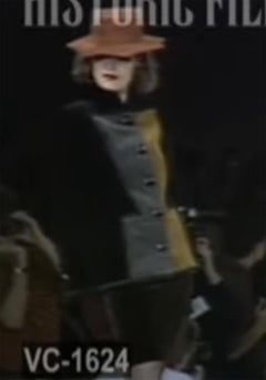 YVES SAINT LAURENT F/W 1988 Runway Collectors Cubist Jacket