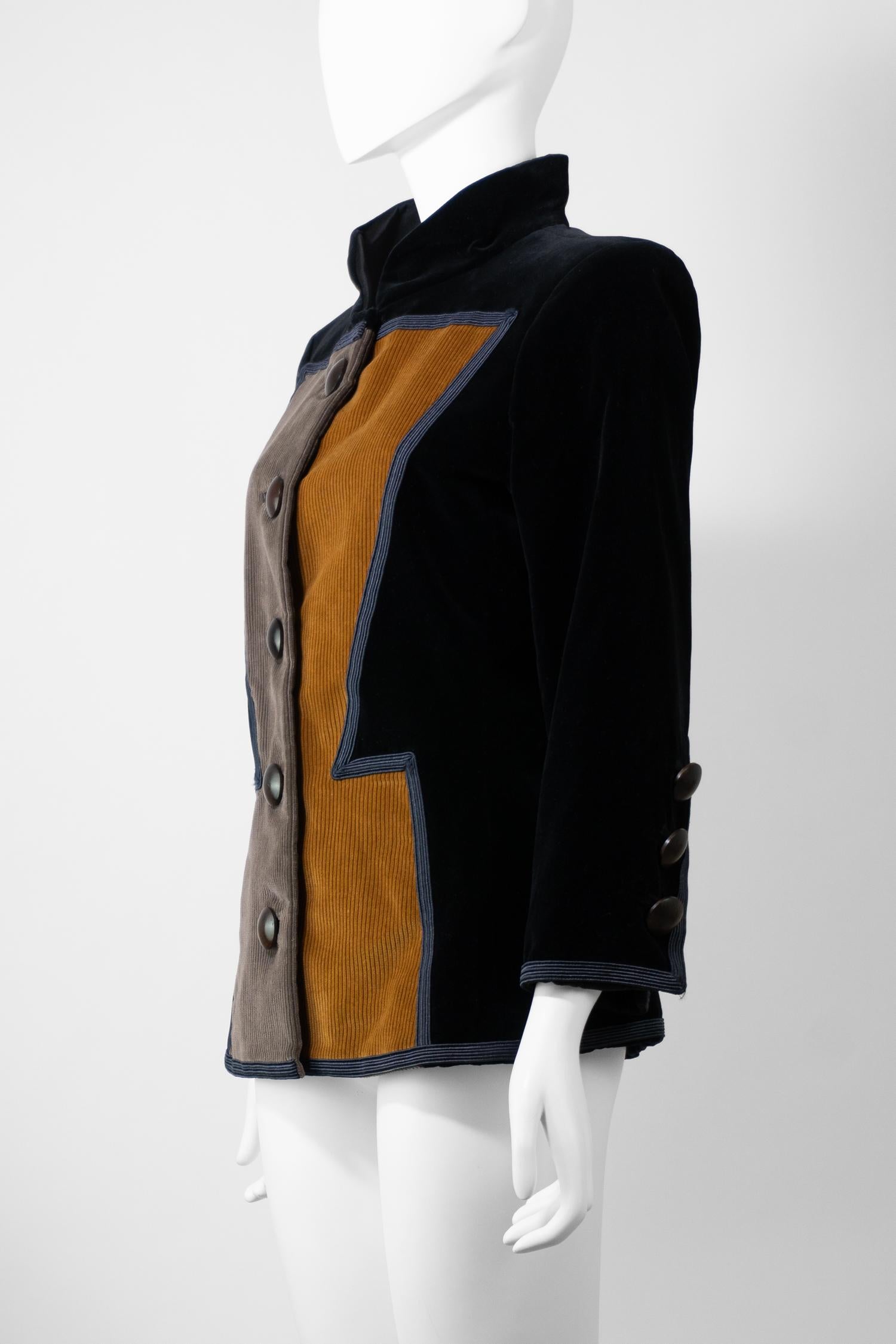 YVES SAINT LAURENT F/W 1988 Runway Collectors Cubist Jacket In Excellent Condition In Berlin, BE