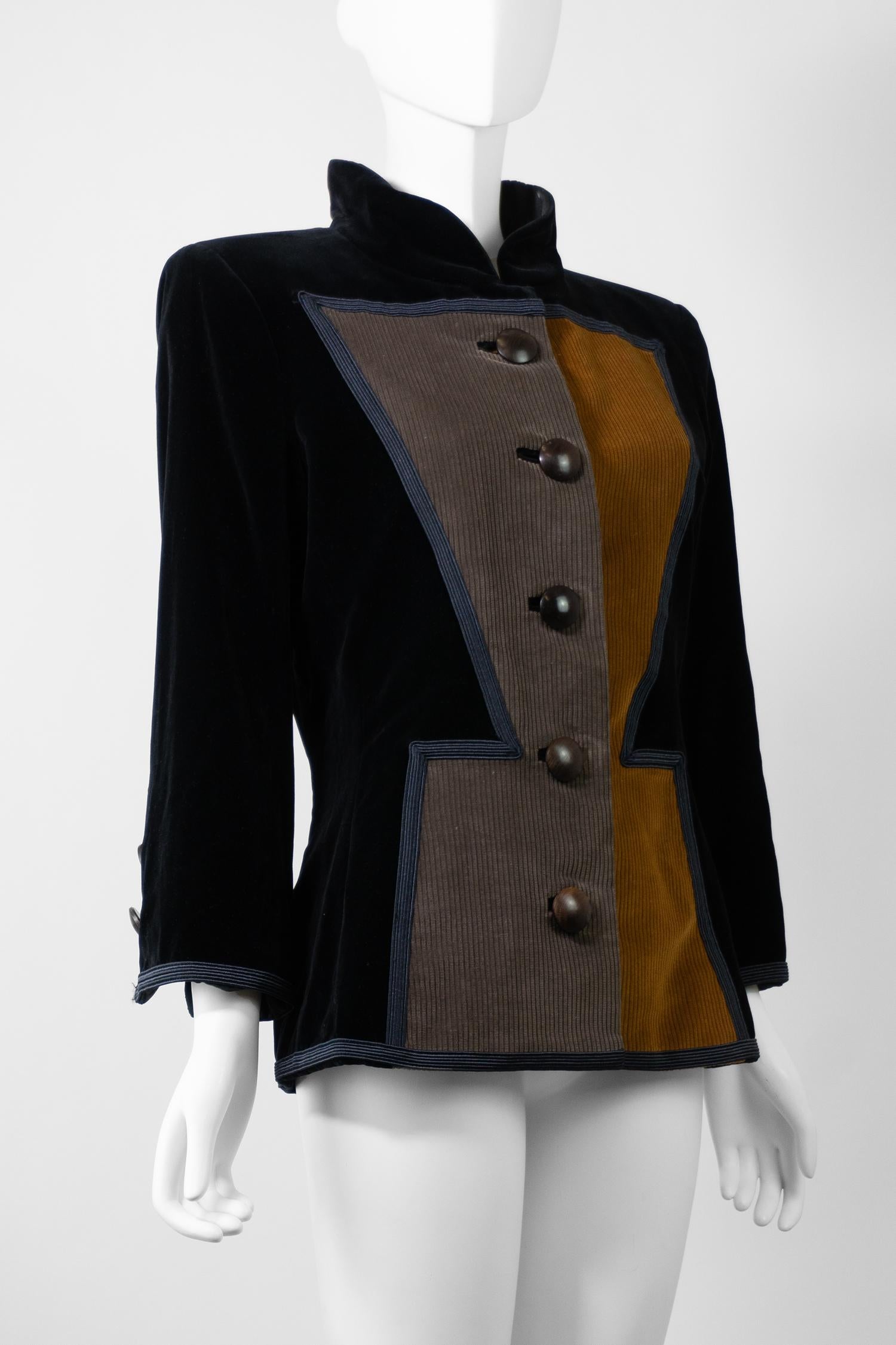 YVES SAINT LAURENT F/W 1988 Runway Collectors Cubist Jacket 1