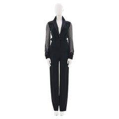 Yves Saint Laurent F/W 2001 Black tuxedo suit